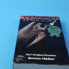 Falcon Spectrum HoloByte Amiga 512K Vintage Computer Game 1988 picture