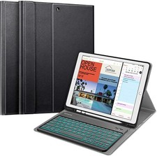 7 Color Backlit Keyboard Case For iPad Pro 12.9 2nd Gen 2017/1st Gen 2015 Cover picture