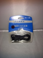 Dynex 6' USB 2.0 A/B Cable Model DX-C114194 for printers New open package  picture