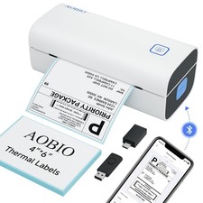 4x6 Thermal Shipping Label Printer - Fast Desktop Barcode Label Maker, USB Compa picture