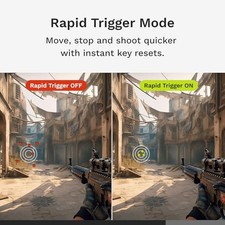 GLORIOUS GAMING GMMK 3 RAPID TRIGGER KEYBOARD: HALL EFFECT, 8K POLLING -  BLACK picture