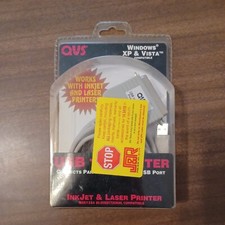 QVS 6ft USB to IEEE1284 Parallel Printer Bi-directional Adaptor Cable picture