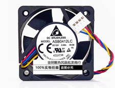 1PCS Delta 4013 4CM ASB0412LC 12V 0.06A 4-wire PWM-controlled silent fan picture