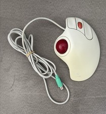 Logitech TrackMan Marble+ T-CL13 Trackball Mouse (Wired, PS/2) Vintage TESTED picture