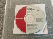 Compaq QuickRestore System Recovery CD Microsoft Windows XP  - 3 CD Set picture