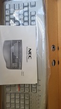 NEC Multimedia Keyboard  SK- Multimedia Gaming Keyboard PS2 Full Size Vintage picture
