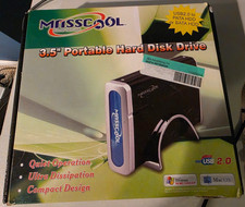 NIB Masscool 3.5 Inch Portable Hard Disk USB 2.0 Drive Enclosure UHB-358B picture