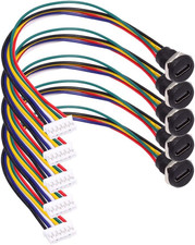 5pcs/Set DIY OEM Type C Female Socket to 6Pin Header Cable Pitch=2.0mm Panel ... picture