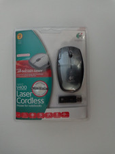 Logitech V400 Laser Cordless Notebook Mouse- Grey picture