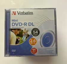 15-Pack Verbatim 2.6GB 4X Mini DVD-R DL Dual Layer Discs with Case For Camcorder picture