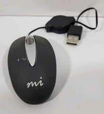 MICRO INNOVATIONS OPTICAL Travel Mouse USB PD905P 3 Button Scroll Retract Wire picture