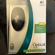 Logitech 931643-0403 Optical Mouse Computer Desktop Laptop Wired 2006 USB PS/2 picture
