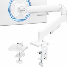 VIVO Single Monitor Mechanical Spring Desk Mount Fits Computer Screens up to 32