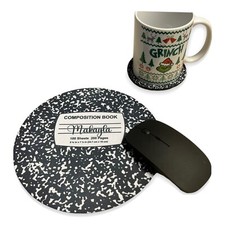 Custom Mouse pad, Composition Print Mouse Pad With Matching Coaster, Mousepad picture