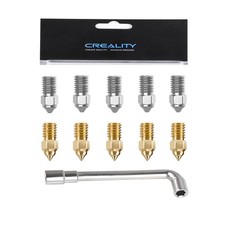 Creality Original Upgrade Ender 3 V3 SE Nozzle, 5PCS 0.4mm Copper Alloy Nozzle, picture