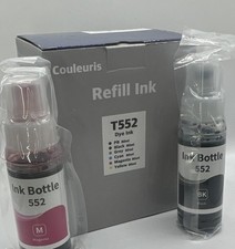 Couleuris T552 Dye Ink Refill Set 6 Colors 80ml Each PB BK GY C M Y Exp 2027 picture