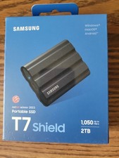 Samsung T7 Shield 2TB External USB 3.2 Gen2 SSD IP65 WaterResistant Black picture