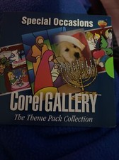 Corel Gallery Special Occasions Theme Pack Collection PC CD holiday graphic font picture