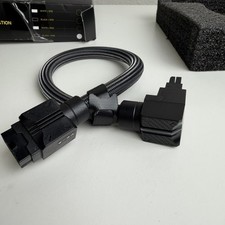 Black UNIFAS ARGB 8Pin GPU Extension Cable 16AWG 90 Degree PCIe PSU Power picture