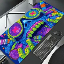 1pc Multi-Size Neon Zombie Printed Large Gaming Mouse Pad Smooth Keyboard Mat picture