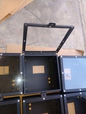 Vented Wall Mount IT Device Cage Glass Enclosure 15 X 15 X 5