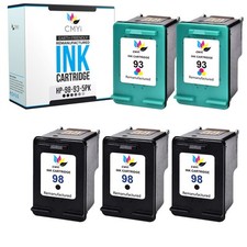 5X CMYi Compatible Ink 98 93 Combo Pack for HP DeskJet D4145 D4155 D4160 D4163 picture