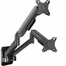 VIVO Mechanical Spring Arm Dual Monitor Wall Mount 17