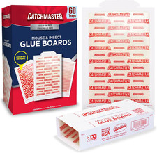 Catchmaster Mouse & Insect Glue Boards 60Pk, Mouse Traps Indoor for Home, Adhesi picture