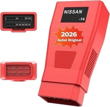 OBD2 Female to 14pin Convert Adapter, OBD1 to OBD II Connector for Nissan, Work picture