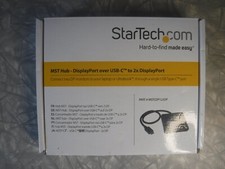 StarTech.com USB-C to Dual DisplayPort 1.2 Adapter USB Type-C Multi-Monitor M... picture