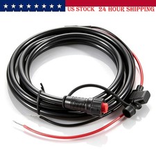 010-10922-00 2-Pin Power Cable Replacement For Garmin GPSMAP 5008, 5012, 5015 picture