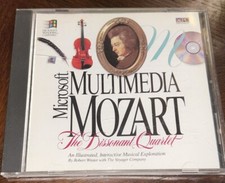 Microsoft Multimedia Mozart The Dissonant Quartet Interactive Musical Vintage PC picture