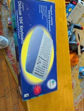 LOGITECH Deluxe 104 Keyboard Model Y-SA2 Open Box New With Out Product Guide picture