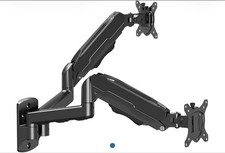 Mount Pro Dual Monitor Wall Mount for 13 to 32 Inch Computer Screens, Black picture