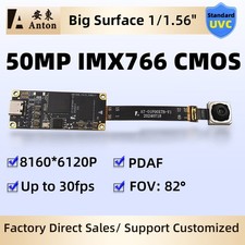 IMX766 50MP USB Camera Module PDAF Autofocus AF 82° No-distortion 30fps Webcam picture