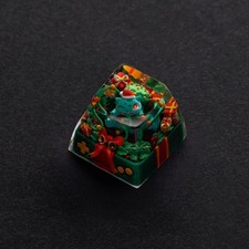 S-craft Pokemon Keycap xmas Bulbasaur Christmas edition | Cherry MX Switches picture