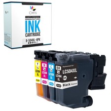 Compatible CMYi Black Color Ink Cartridges Lot fits Brother LC504XL MFC-J1365DW picture