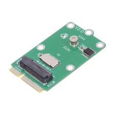 2 in 1 M.2 NVME SSD/Micro SD TF Card to Mini PCI-E SSD Expansion Card Adapter picture