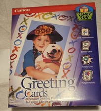 Canon Family Fun GREETING CARDS 20 Cards 20 Envelopes NEW Sealed Create Your Own picture