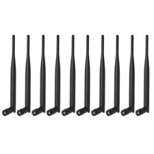 10-Pack Dual Band 2.4GHz 5GHz 6dBi RP-SMA WiFi Antenna for USB WiFi Adapter picture