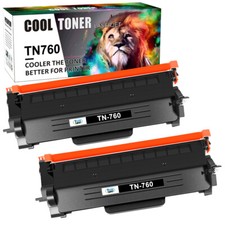 2 x Compatible for Brother TN760 Toner MFC-L2710dw HL-L2370DW DCP-L2550DW TN730 picture
