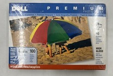 Dell Premium High Gloss Photo Picture Paper Sheets 4x6 100 Count made in USA. picture