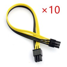 DIY Power Cable PCI-E PCI Express 6P Male to 6Pin Male Graphics Video Card 10pc picture