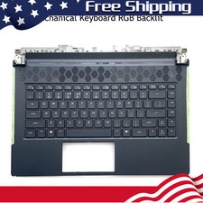 New For Dell Alienware M15 R5 R6 Palmrest Mechanical RGB Backlit Keyboard 0GN42X picture