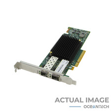 EMULEX 00JY849 LPE16002 16Gb Fiber Channel Dual Port HBA w/ 2x 16G SFPs picture