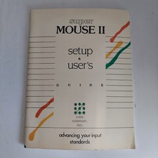 Vintage 1991 Super Mouse II Setup & User's Guide Manual Booklet Z-NIX Company picture