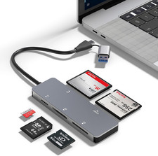 Cfast 2.0 Card Reader, USB C/A Cfast Card Reader 5Gbps Cfast/Cf/Sd/Tf/Xd - 5 picture