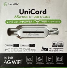 GlocalMe Unicord 2 In 1 Get Power & 4G WiFi 65 W USB Sim Free 200+ Countries picture