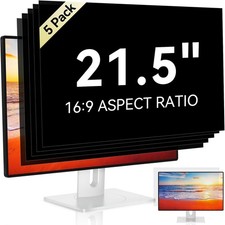 5-Pack 21.5 Inch Monitor Privacy Screen 16:9 Anti-Glare Blue Light UV Filter picture