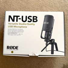 Rode NT-USB Black Condenser USB Mic w/ Stand, Pop Shield, Headphone Monitor picture